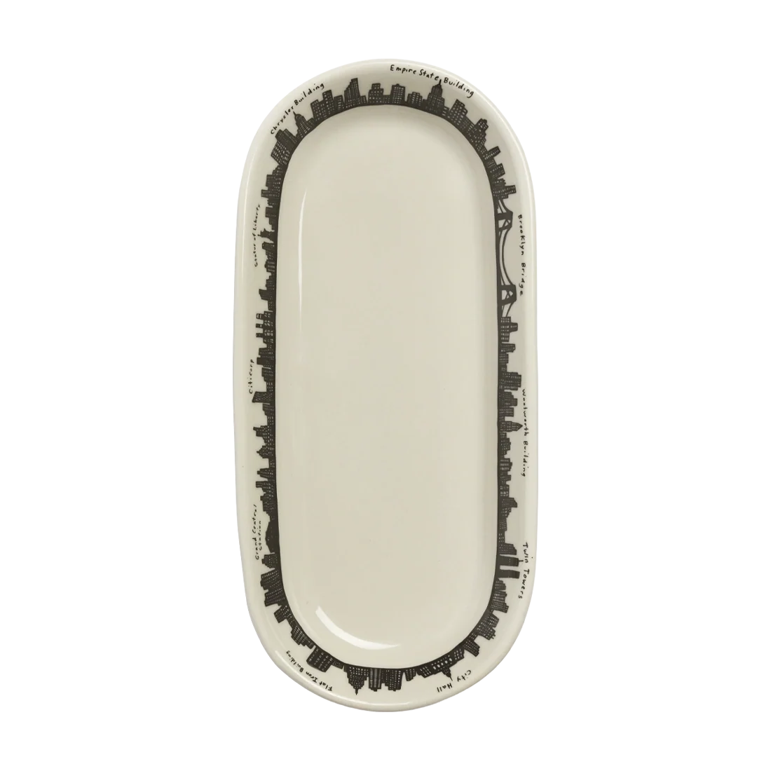 Dinnerware, 212 SKYLINE CELERY DISH (10") for Family Dining, Serving and Entertaining, Designed for Everyday Meals and Table Settings image 1