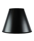 Lamp Shade, 14"W x 11"H Bold Black with True Gold Lining for Table Lamps, Floor Lamps and Home Lighting image 1