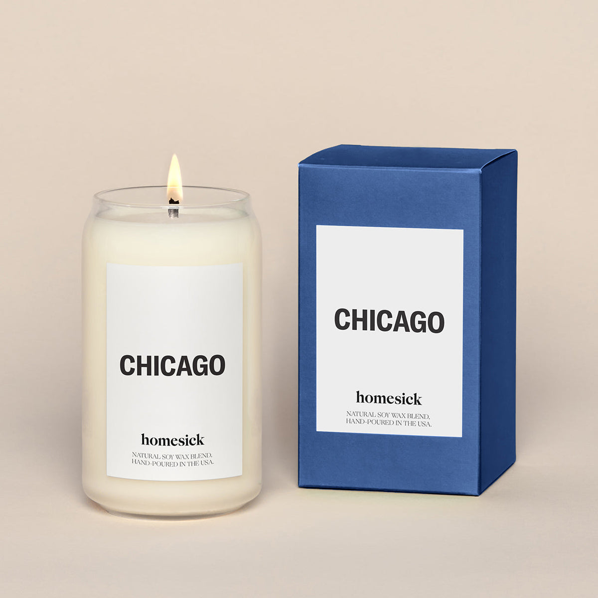 Scented Candle, Chicago for Room Fragrance, Living Spaces and Relaxing Home Ambience, Designed for Everyday Home Use image 1