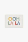 Bath Mat, Ooh La La Multicolor, Machine-Washable Care for Bathroom Floors, Shower Exits and Everyday Bath Routines, 2 Rug Options image 1