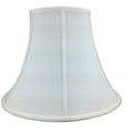 Fabric Lamp Shade, 16"W x 12"H White Bell Shantung for Lamp Replacement, Reading Corners and Living Spaces image 1