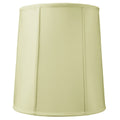 Lamp Shade, 14"W x 15"H Drum with Piping Eggshell for Lamp Replacement, Reading Corners and Living Spaces image 1