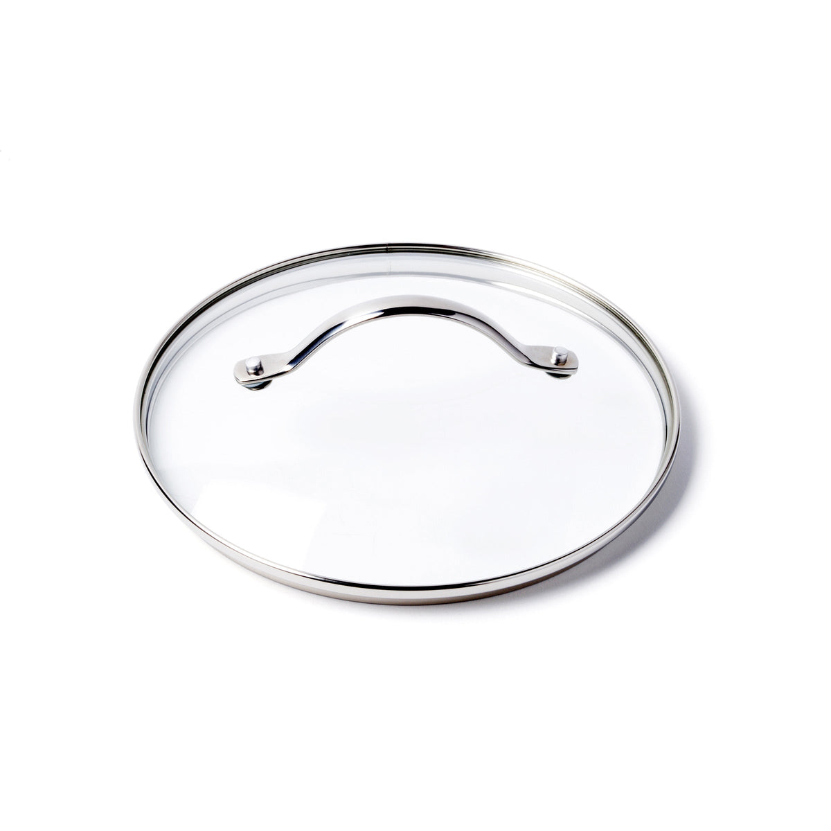 Cookware Lid, Glass 8", Stainless Steel Construction for Kitchen Cookware and Daily Meal Prep image 1