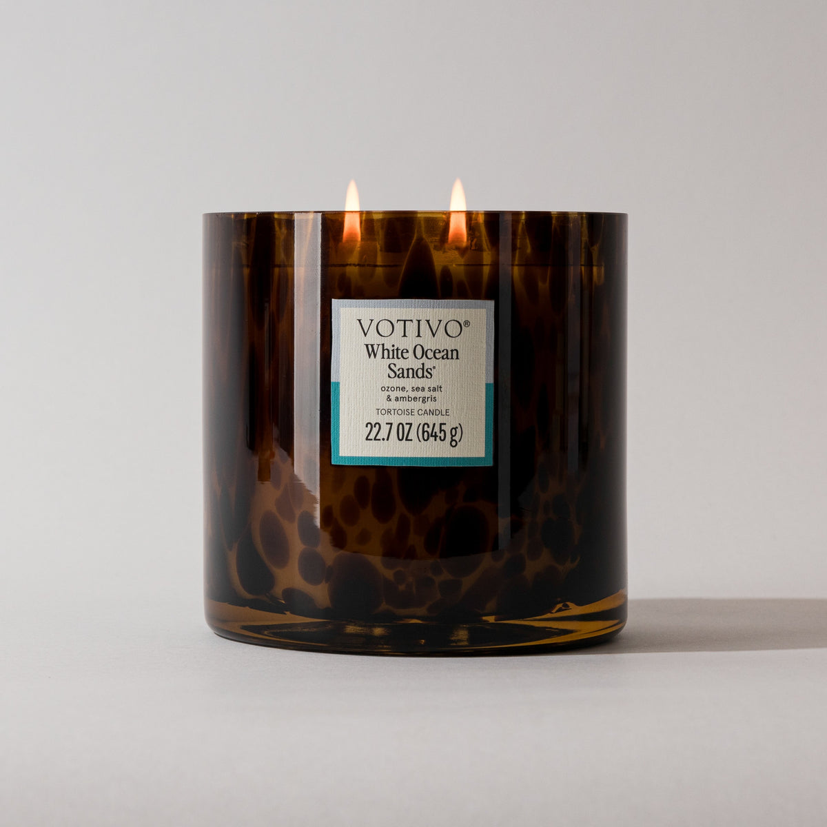 Decorative Candle, White Ocean Sands Tortoise for Living Rooms, Bedrooms and Relaxing Evenings image 1