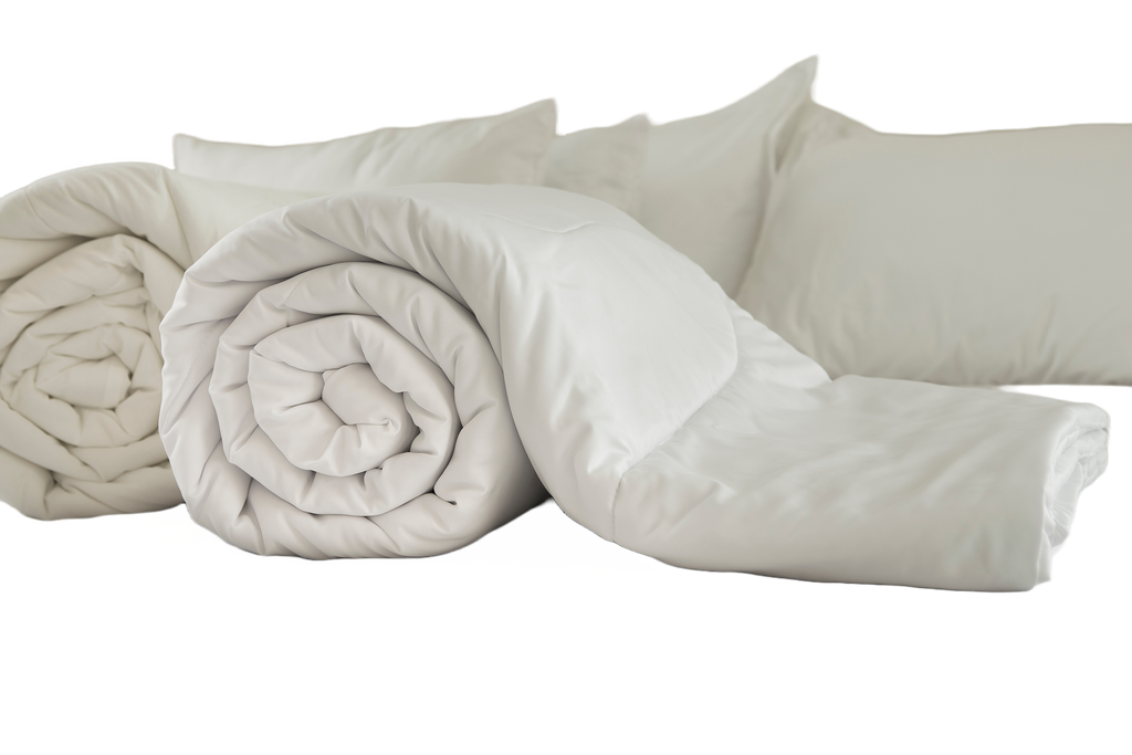 Down & Feather Comforter, Dreams Asheville Baffle Box Design, Hypoallergenic Comfort for Everyday Bedding and Comfortable Sleep image 1