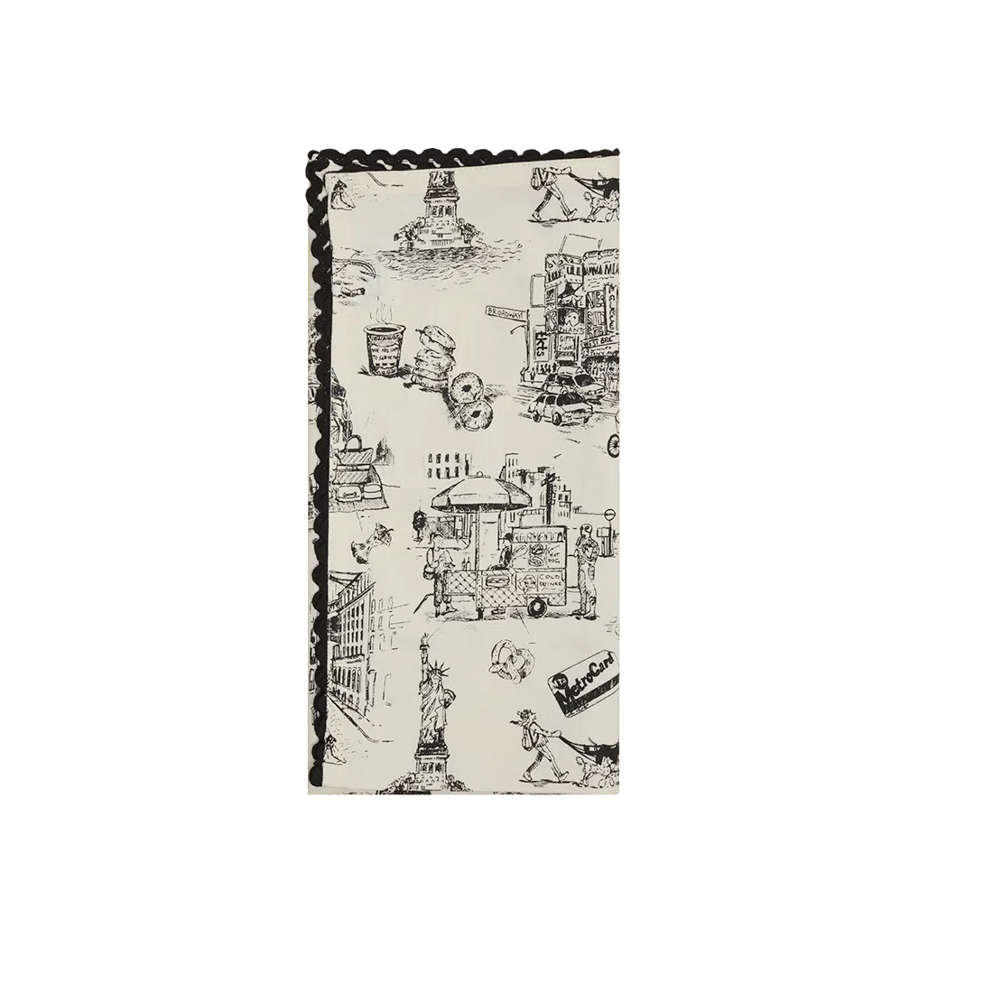 Kitchen Tea Towel Set, NYC TOILE for Dish Drying, Kitchen Cleanup and Everyday Home Use, Designed for Everyday Home Use image 1