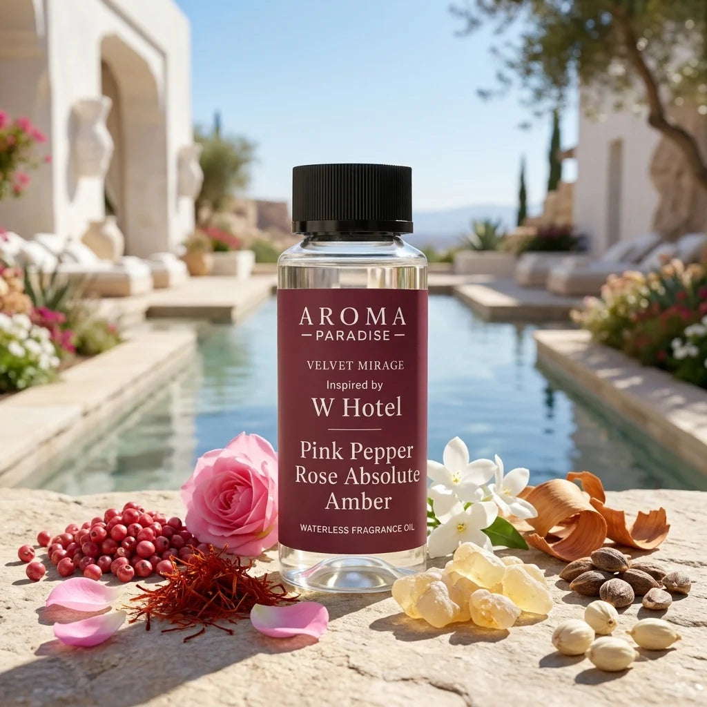 Home Fragrance Oil, W Hotel Inspired Waterless Pink Pepper, Rose for Oil Warmers, Diffusers and Relaxing Evenings, 4 Size Options image 1