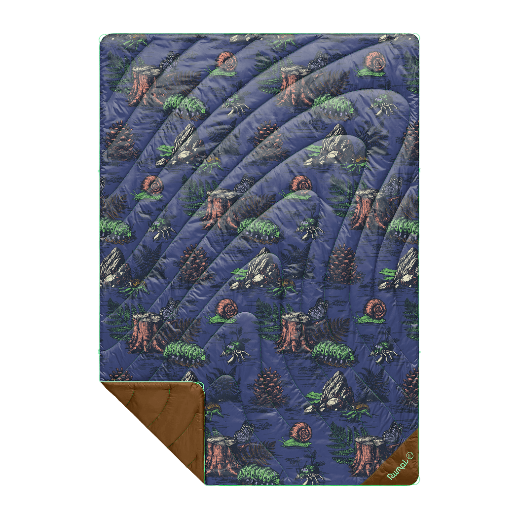 Puffy Blanket, Original Forest Floor, Weather-Resistant Shell for Outdoor Seating, Travel and Camping Comfort image 1