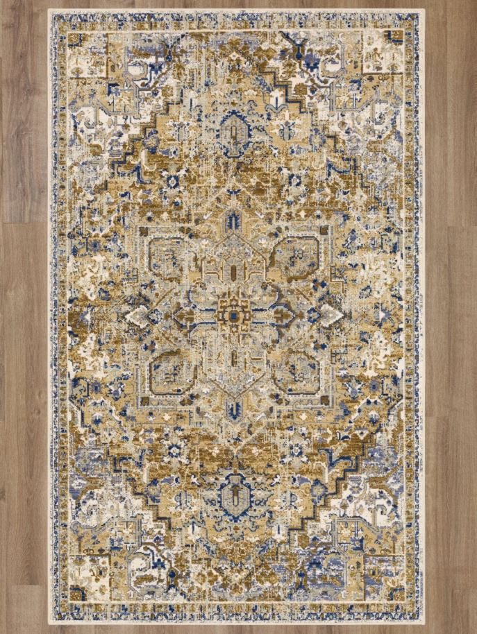 Area Rug, Tempest Perception Biscotti, Stain-Resistant Finish for Hallways, Dining Spaces and Home Decor, 4 Size Options image 1