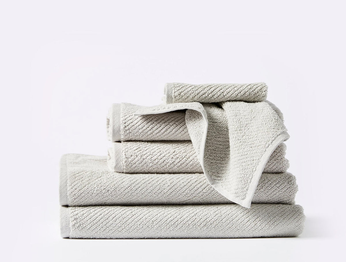Bath Linen, Air Weight Organic Towels for Daily Bathroom Routines and Guest Baths, 6 Size Options image 1