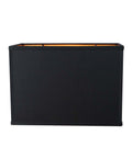 Fabric Lamp Shade, 16"W x 11"H Rectangular Drum Softback Black for Lamp Replacement, Reading Corners and Living Spaces image 1