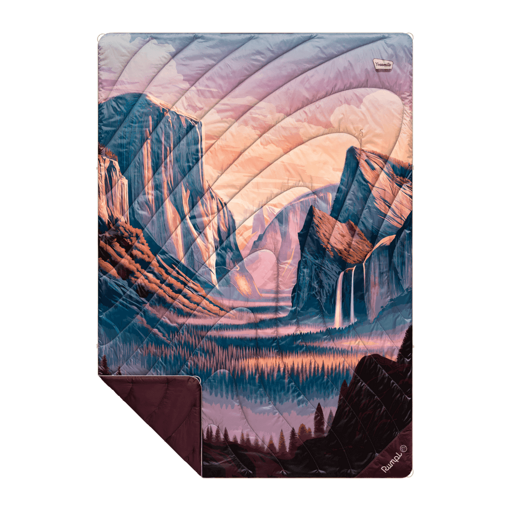 Cozy Throw Blanket, Original Puffy Yosemite Dawn for Living Rooms, Bedrooms and Everyday Lounging image 1