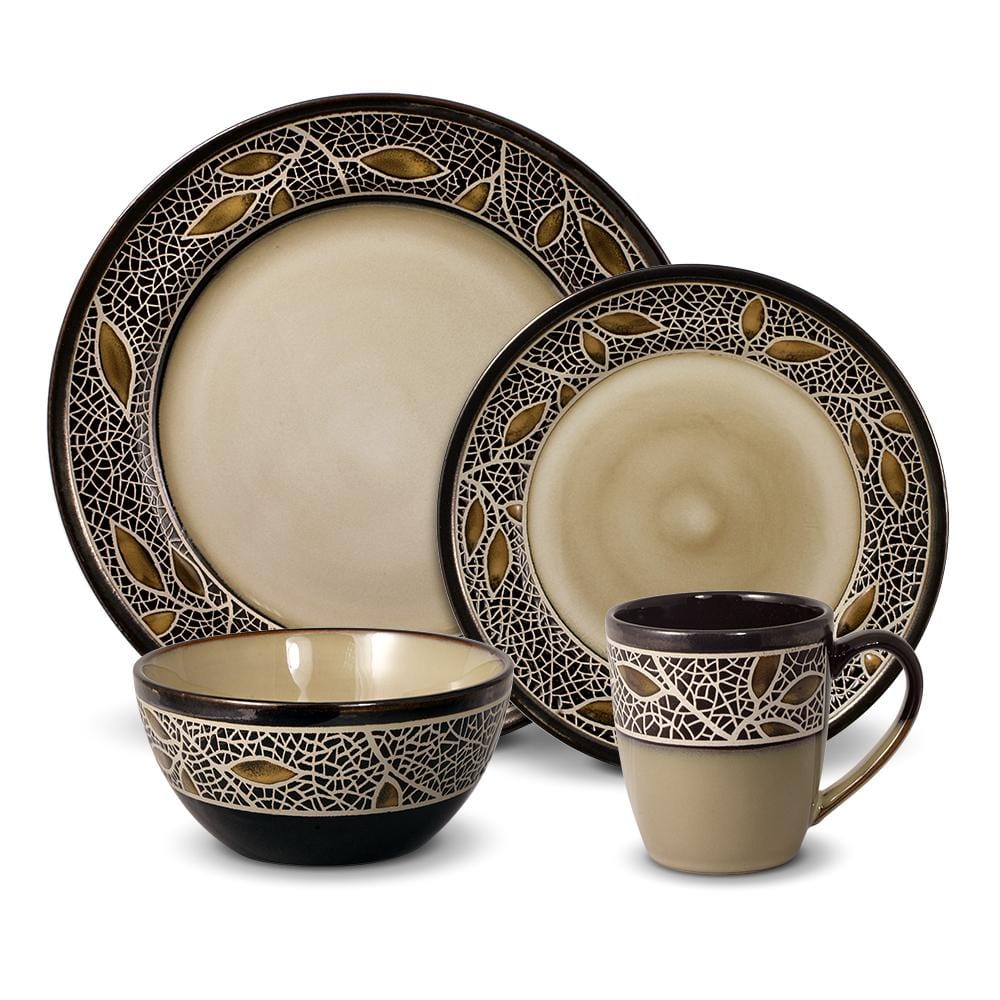 Dinnerware, Alexandria Set, Dishwasher-Safe Care for Family Dining, Serving and Entertaining, 3 Size Options image 1