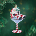 Seasonal Home Decor, Santa tini for Holiday Displays, Shelves and Festive Rooms, Designed for Mantels, Tables and Seasonal Decorating image 1