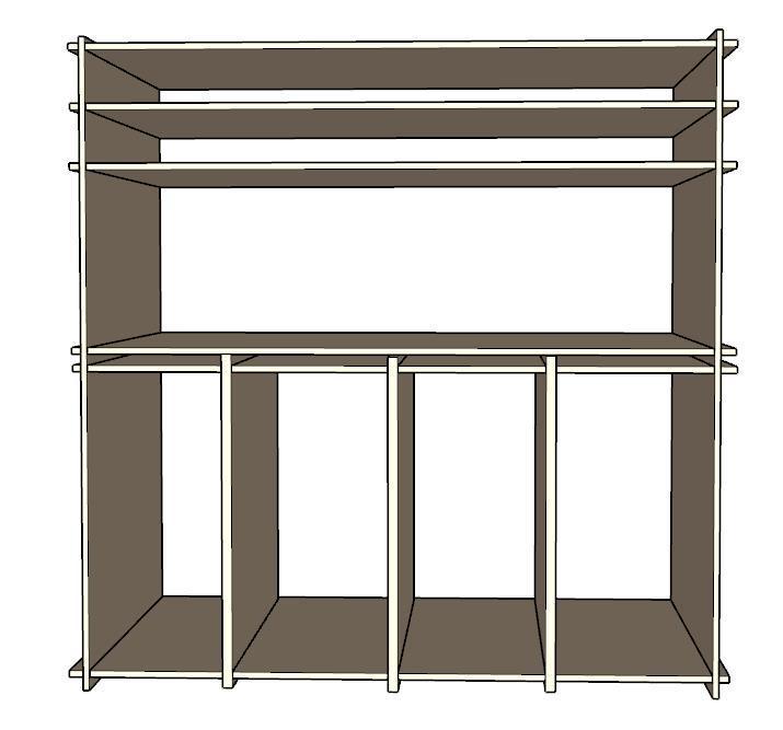 Kitchen Cookware, Cabinet Baking Pan Storage Organizer for Stovetop Cooking and Daily Meal Prep image 1