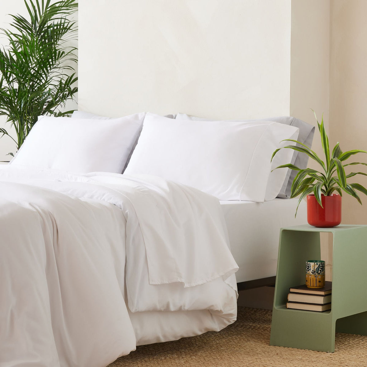 Duvet Cover Set, Machine-Washable Care, Hypoallergenic Comfort for Guest Rooms and Everyday Bedroom Styling, 4 Sizes and 12 Colors image 1