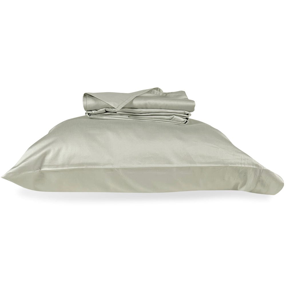 Bed Sheet Set, Gray, Breathable Construction, Machine-Washable Care for Everyday Bedroom Comfort and Guest Rooms, 3 Size Options image 1