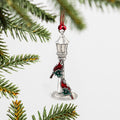Home Lighting, Joyful Traditions Ornament Solid Pewter Lamp for Bedrooms, Living Rooms and Reading Corners image 1