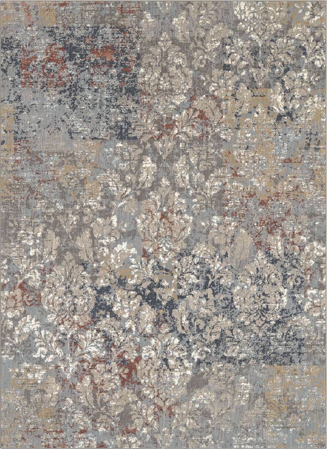 Area Rug, Soiree La Brea Grey for Hallways, Dining Spaces and Home Decor, 2 Size Options, Designed for Living Rooms, Bedrooms and Entryways image 1