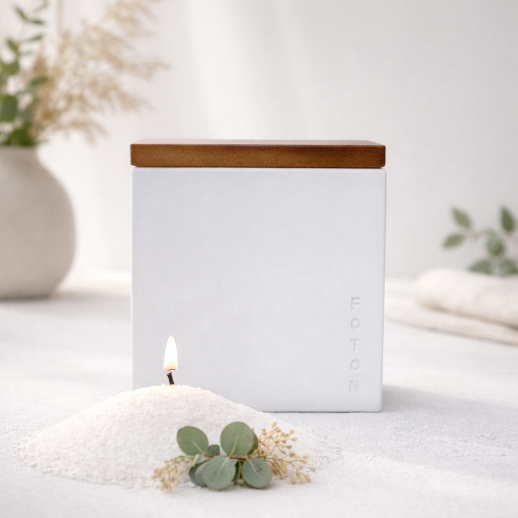 Decorative Candle, Le Cube for Living Rooms, Bedrooms and Relaxing Evenings, 9 Scent Options image 1