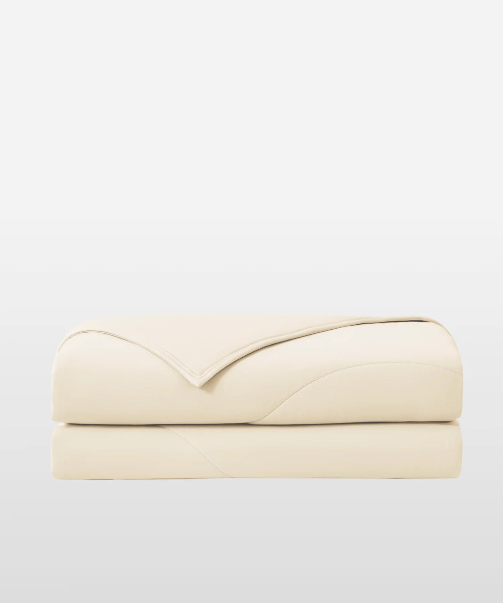 Bed Comforter, Ivory Cooling, Breathable Construction for Everyday Bedding and Comfortable Sleep, 3 Size Options image 1
