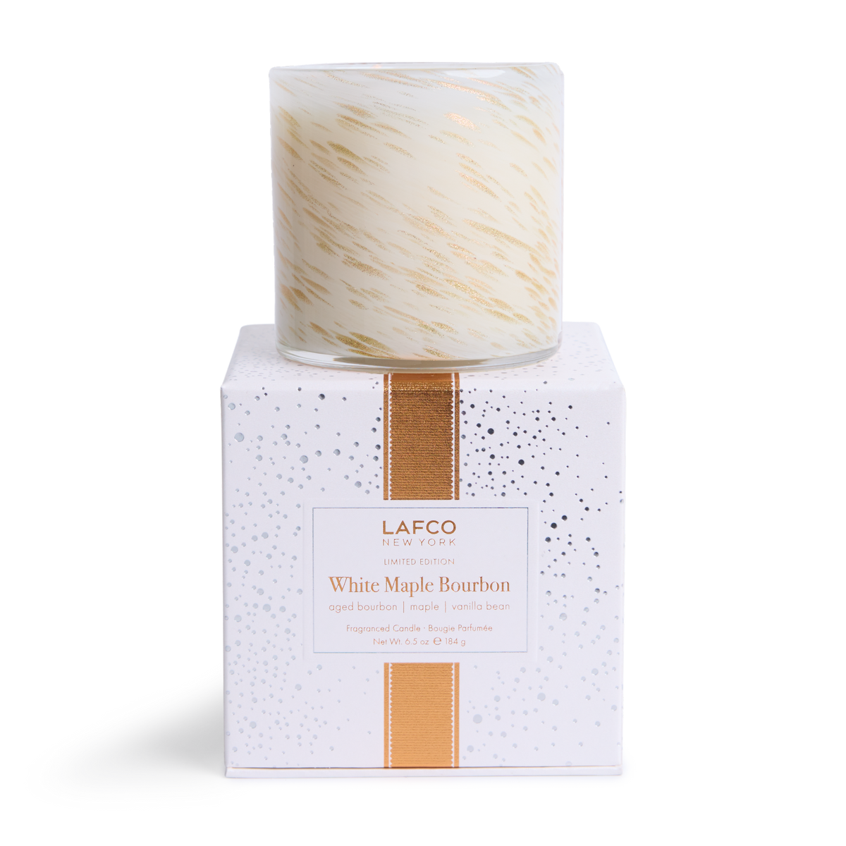 Decorative Candle, White Maple Bourbon Classic for Entryways, Mantels and Everyday Home Ambience image 1