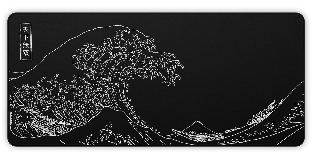 Desk Mat, Great Wave for Workspaces, Desks and Everyday Productivity, Designed for Home Offices, Gaming and Daily Computer Work image 1