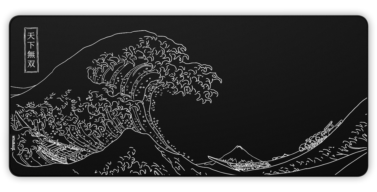 Desk Mat, Great Wave for Workspaces, Desks and Everyday Productivity, Designed for Home Offices, Gaming and Daily Computer Work image 1