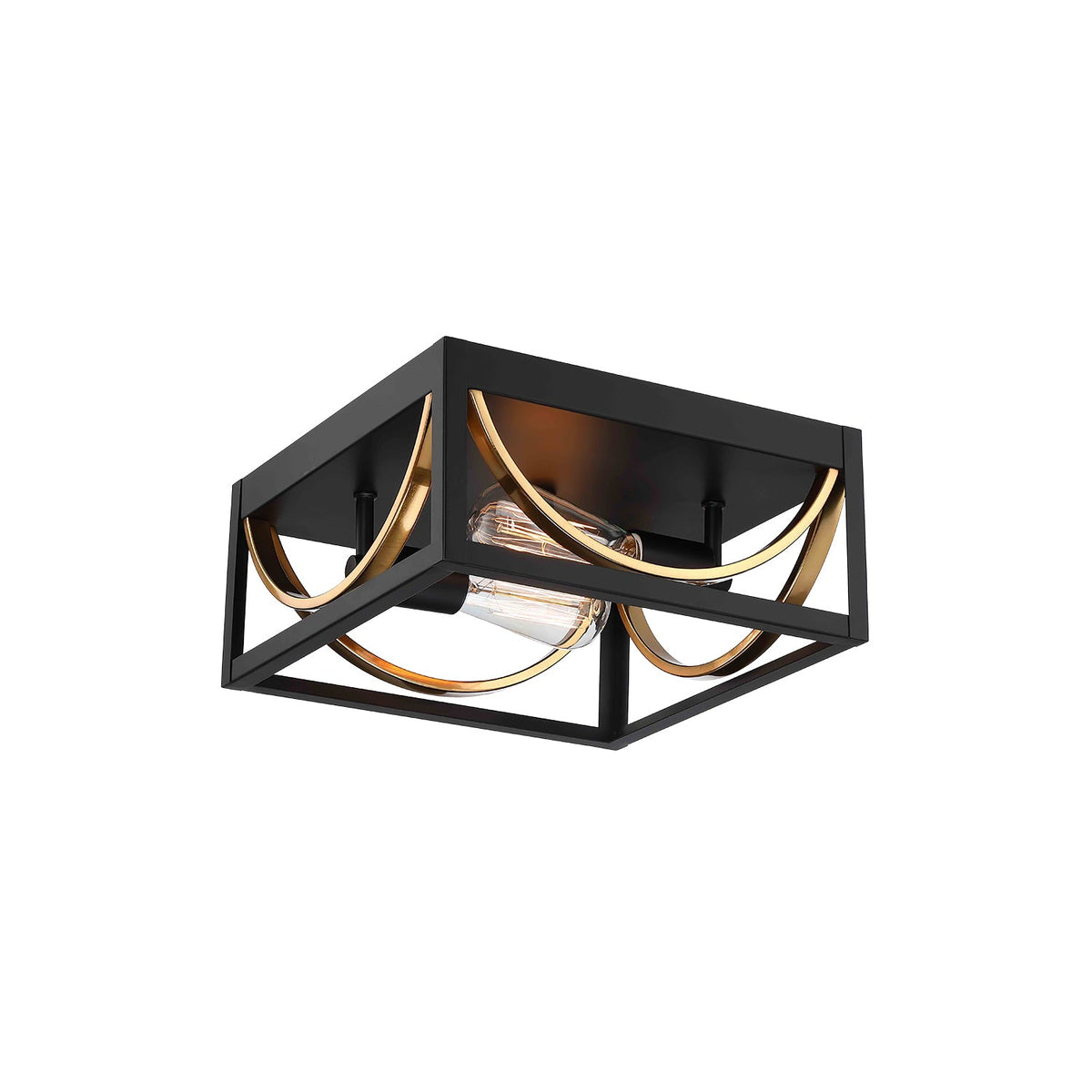 Home Lighting, Alexia 12" Flush Mount Ceiling Light Fixture for Desks, Side Tables and Warm Room Lighting image 1