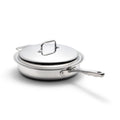 Stainless Steel Sauté Pan, 3.5 Quart with Cover, Stainless Steel Construction for Searing, Stir-Frying and Family Meal Prep image 1