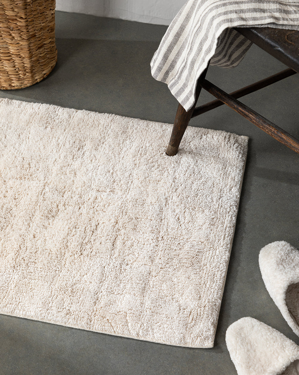 Cotton Bath Mat, Callen for Bathroom Floor Comfort, Shower Areas and Guest Baths, Designed for Everyday Home Use image 1