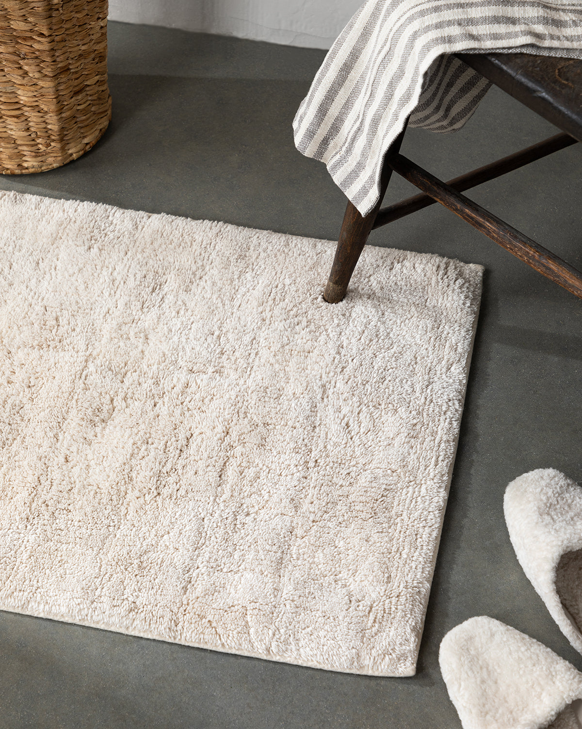 Cotton Bath Mat, Callen for Bathroom Floor Comfort, Shower Areas and Guest Baths, Designed for Everyday Home Use image 1