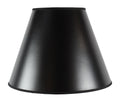 Lamp Shade, 16"W x 12"H Bold Black with True Gold Lining for Table Lamps, Floor Lamps and Home Lighting image 1