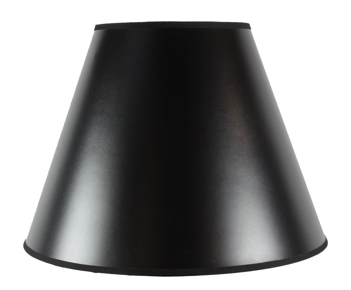 Lamp Shade, 16"W x 12"H Bold Black with True Gold Lining for Table Lamps, Floor Lamps and Home Lighting image 1