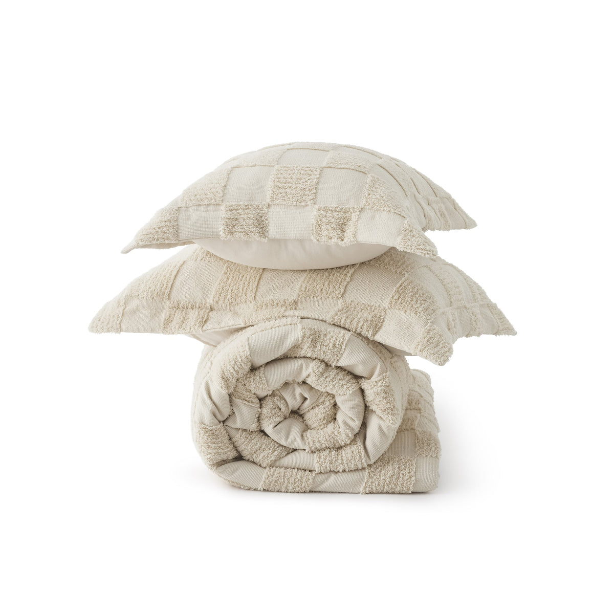 Bed Comforter, Jacquard Set, Breathable Construction, Machine-Washable Care for Year-Round Bedroom Comfort and Restful Sleep image 1
