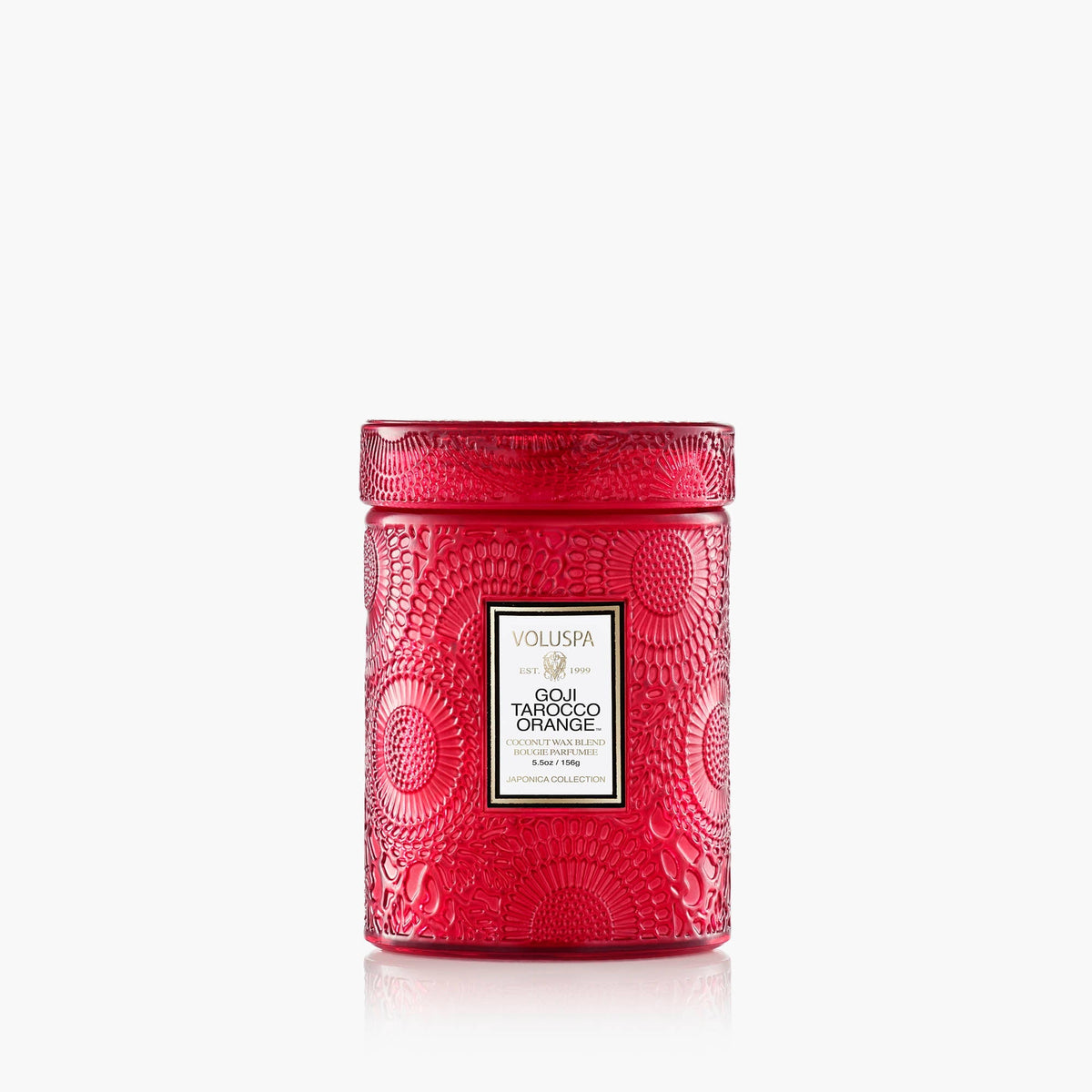 Decorative Candle, Goji Tarocco Orange Small Jar for Living Rooms, Bedrooms and Relaxing Evenings image 1