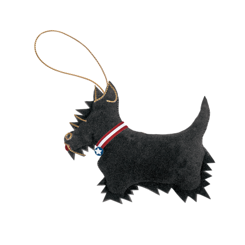 Seasonal Home Decor, Fala Scottish Terrier Ornament for Mantels, Tables and Seasonal Decorating image 1