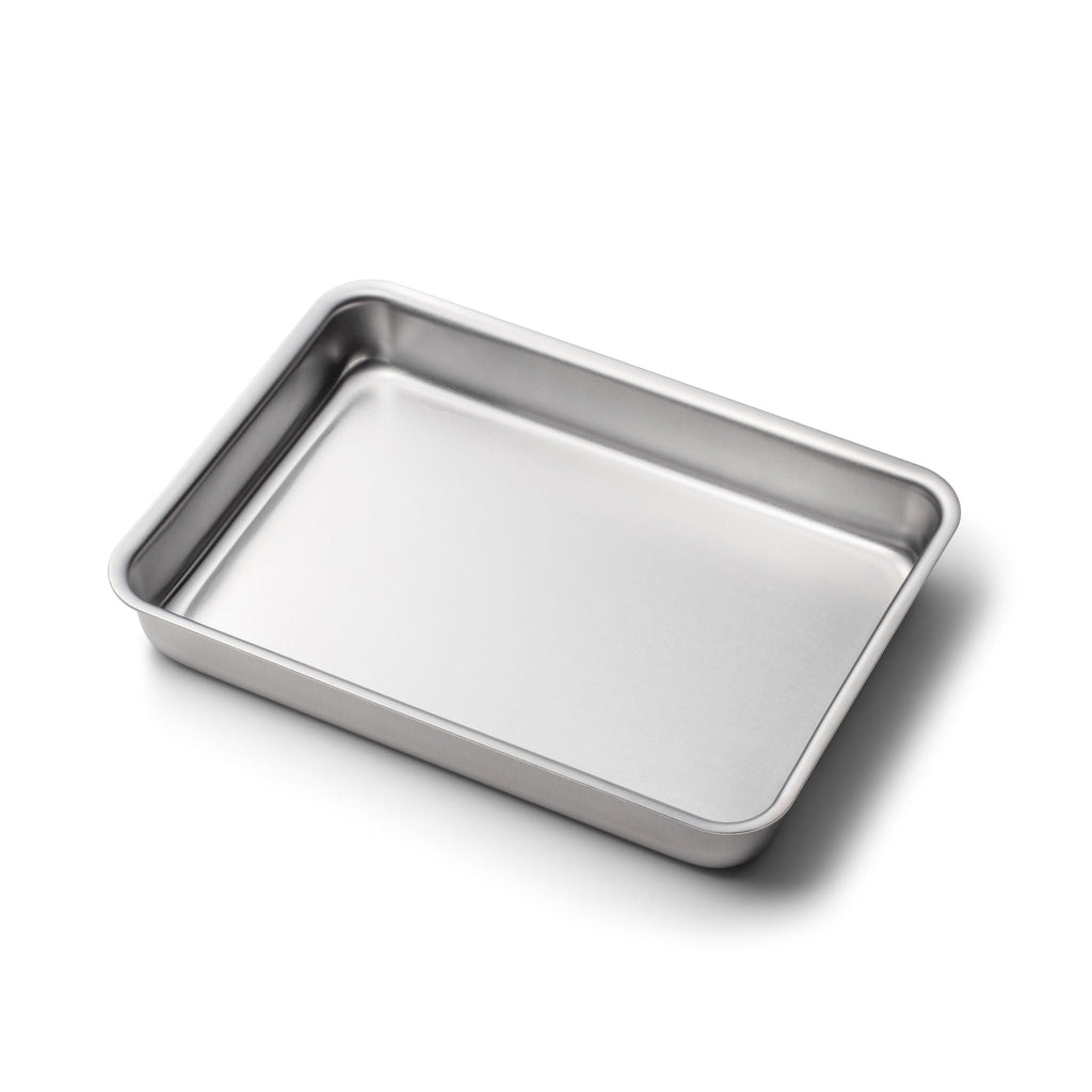 Bake & Roast Pan, 9" x 13" with No Handles, Stainless Steel Construction for Baking, Roasting and Everyday Oven Cooking image 1