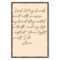 Wall Art Print, Pretty Girl Prayer (Smard X Anaya) for Living Rooms, Bedrooms and Home Offices, 4 Size Options image 1