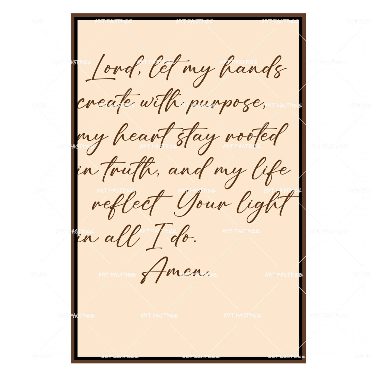 Wall Art Print, Pretty Girl Prayer (Smard X Anaya) for Living Rooms, Bedrooms and Home Offices, 4 Size Options image 1
