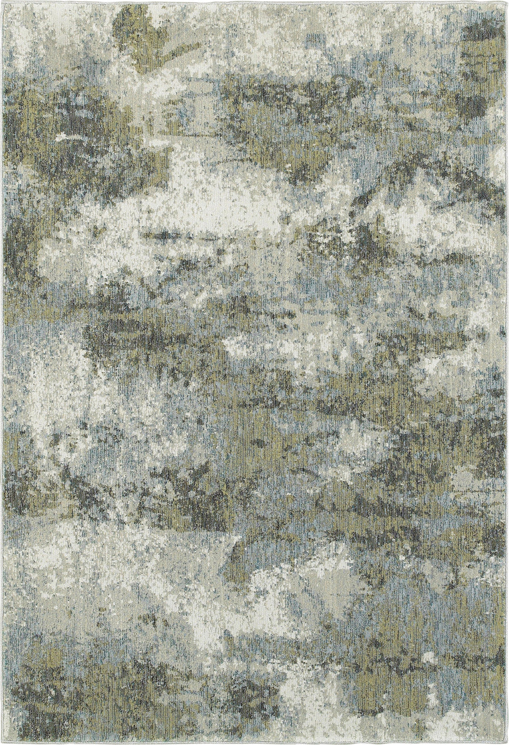 Area Rug, Evolution 8039E Blue Green for Living Rooms, Bedrooms and Entryways, 11 Size Options image 1