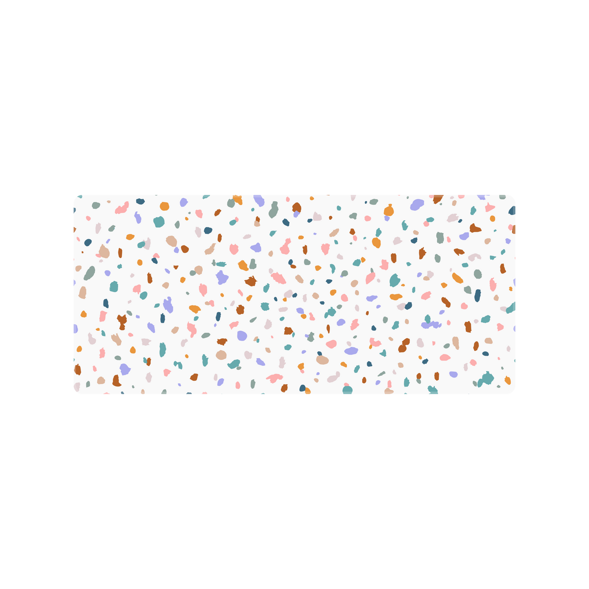 Desk Mat, Terrazzo Deskpad for Workspaces, Desks and Everyday Productivity, Designed for Home Offices, Gaming and Daily Computer Work image 2