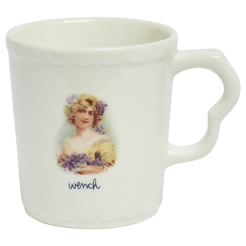 Coffee Mug, ALL IN FAMILY WENCH (10OZ) for Everyday Drinks, Home and Entertaining, Designed for Everyday Home Use image 2