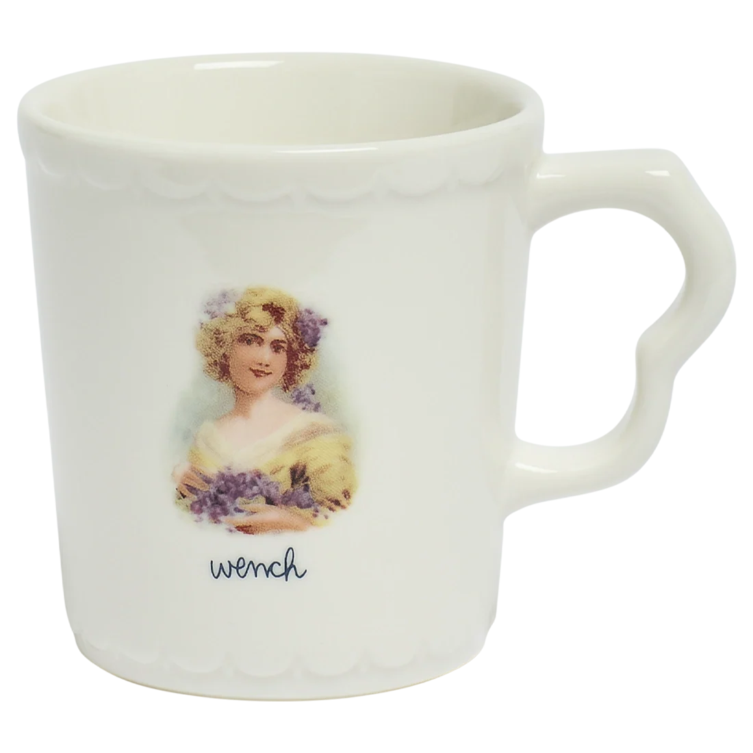 Coffee Mug, ALL IN FAMILY WENCH (10OZ) for Everyday Drinks, Home and Entertaining, Designed for Everyday Home Use image 2