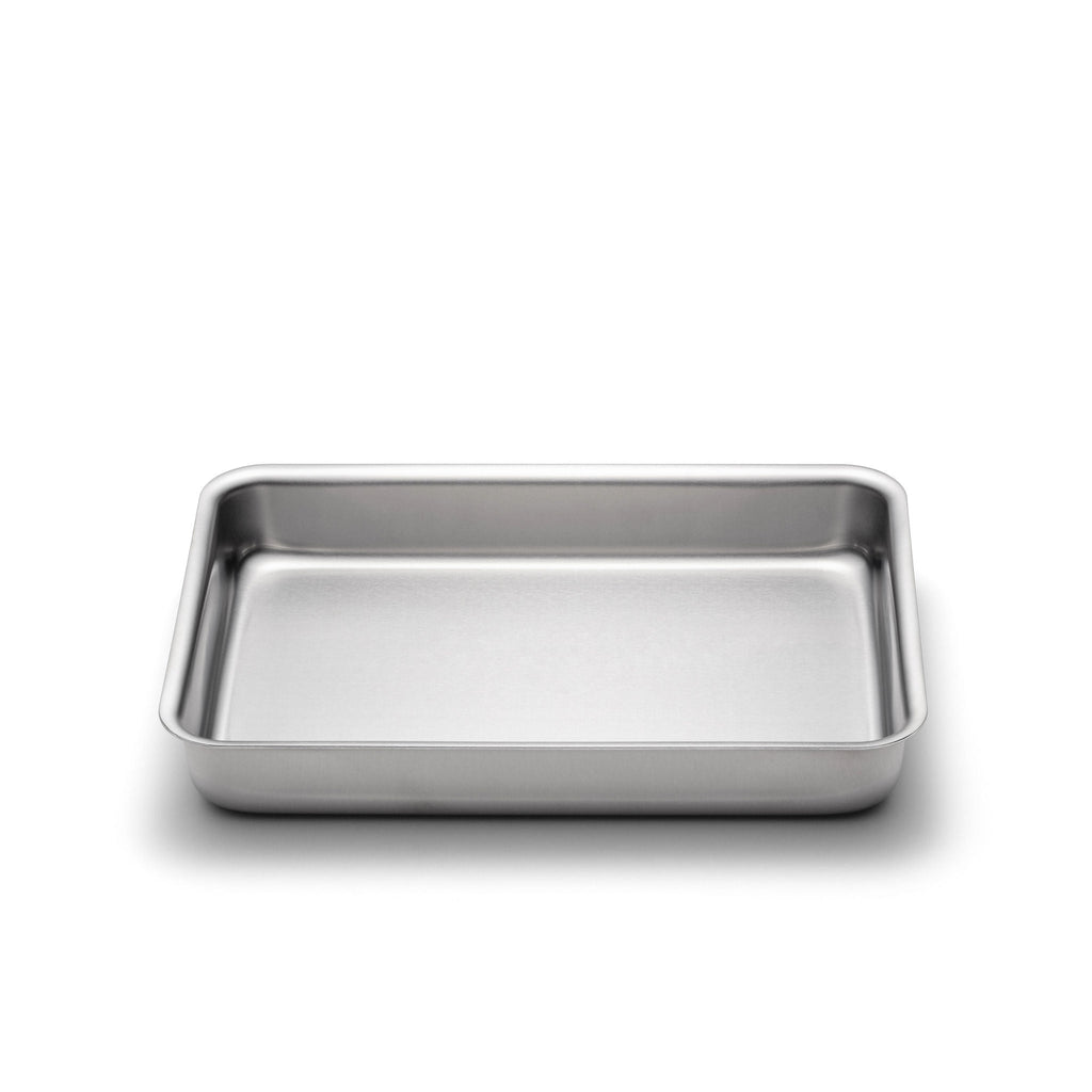 Bake & Roast Pan, 9" x 13" with No Handles, Stainless Steel Construction for Baking, Roasting and Everyday Oven Cooking image 2
