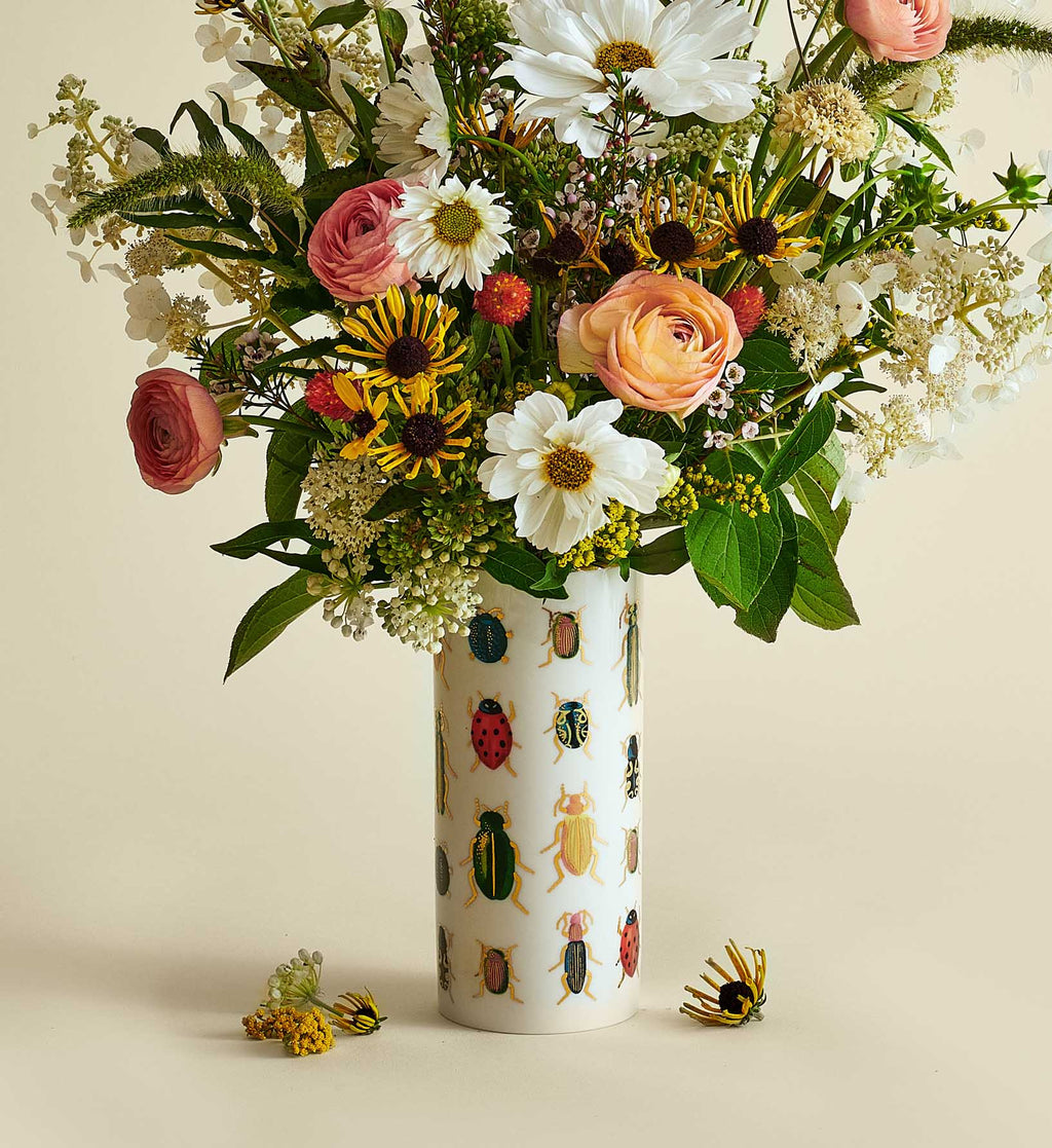 Porcelain Vase - Beetles & Bugs image 2