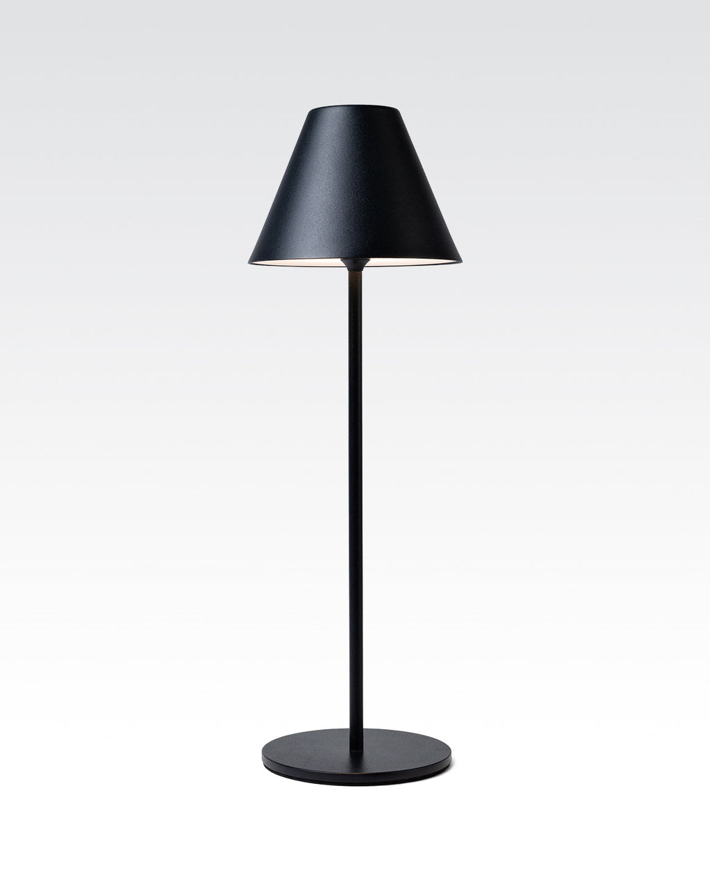 Portable Table Lamp, Rechargeable LED Black for Bedrooms, Living Rooms and Reading Corners, 3 Color Options image 2