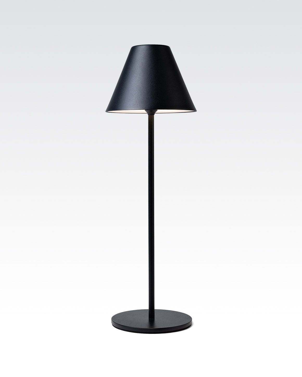 Portable Table Lamp, Rechargeable LED Black for Bedrooms, Living Rooms and Reading Corners, 3 Color Options image 2