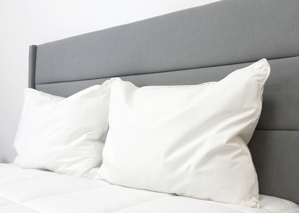 Bed Pillow, Hotel Feather and Down Set (Includes 2 ) for Everyday Sleep and Guest Room Bedding, 3 Size Options image 2