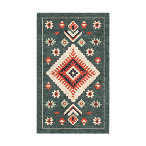 Area Rug, Solano Sage & Terracotta for Hallways, Dining Spaces and Home Decor, 10 Size Options image 2